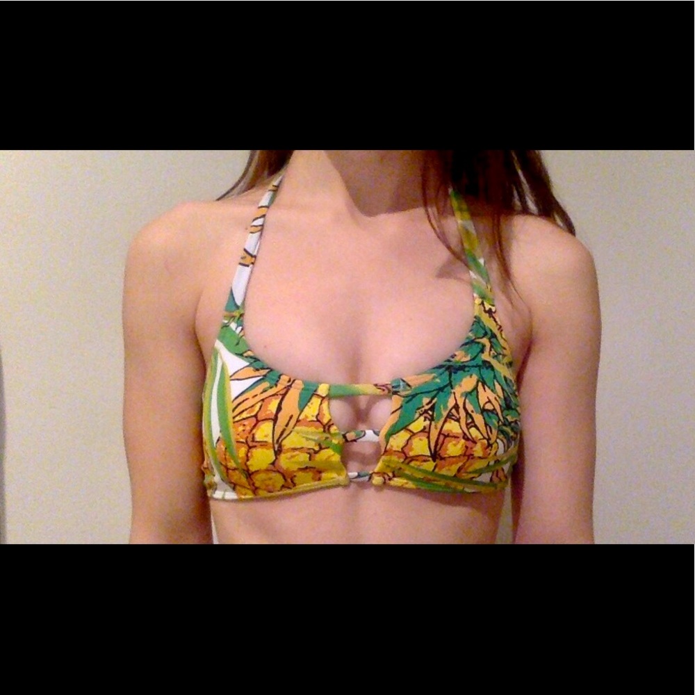 Midori pineapple bikini top